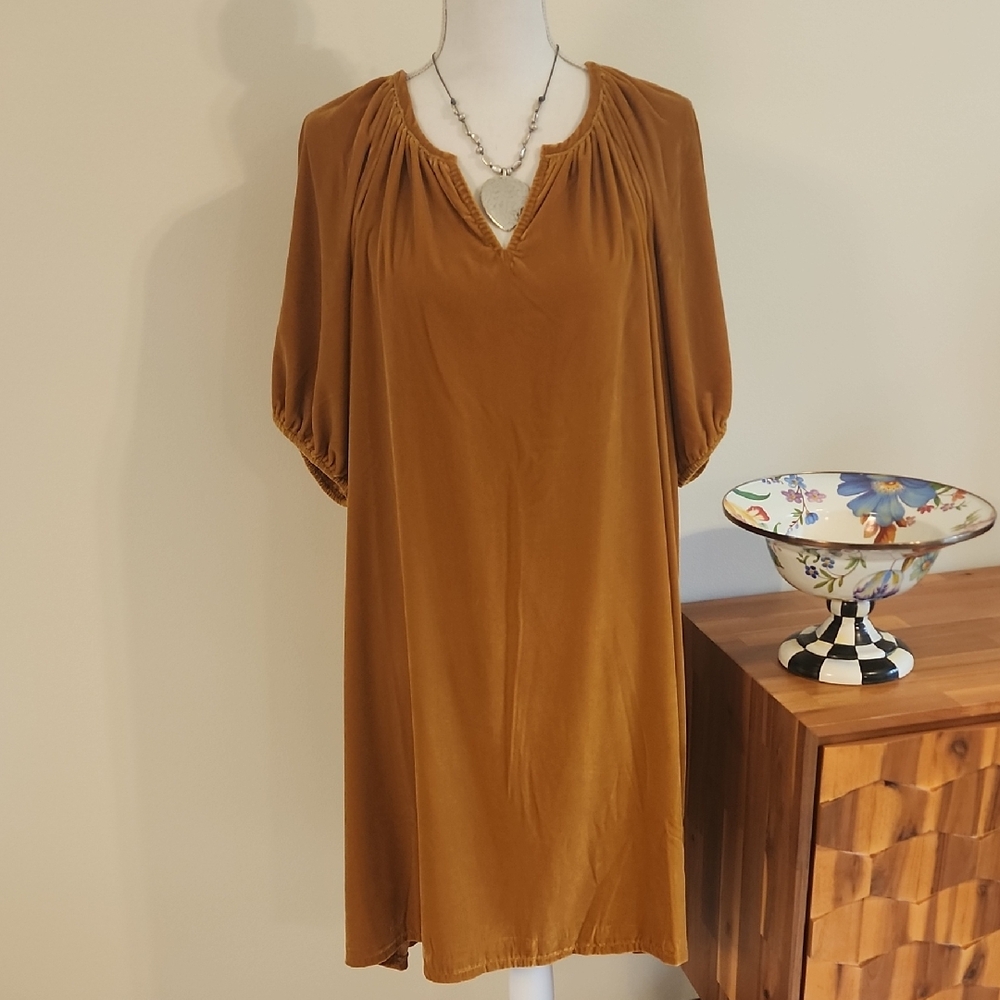 NWOT;  Soft Gold Dress